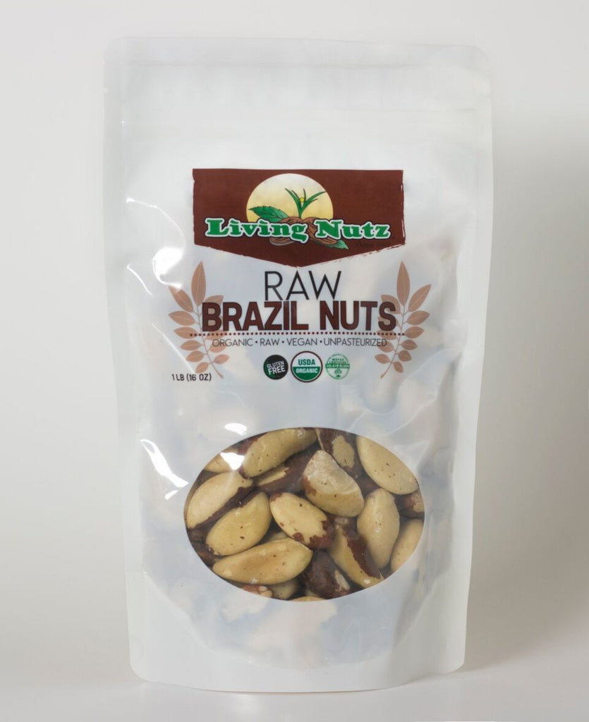 USDA Organic Raw Brazil Nuts Bulk Packaging 8oz - One Life Natural Market NC